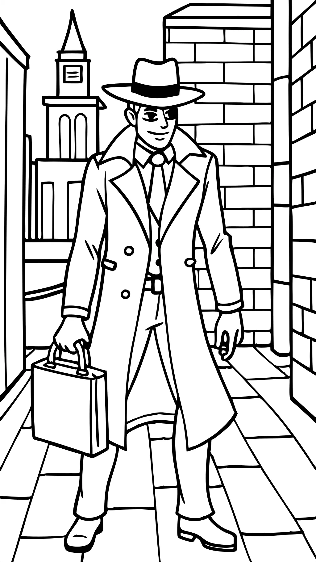 spy coloring pages